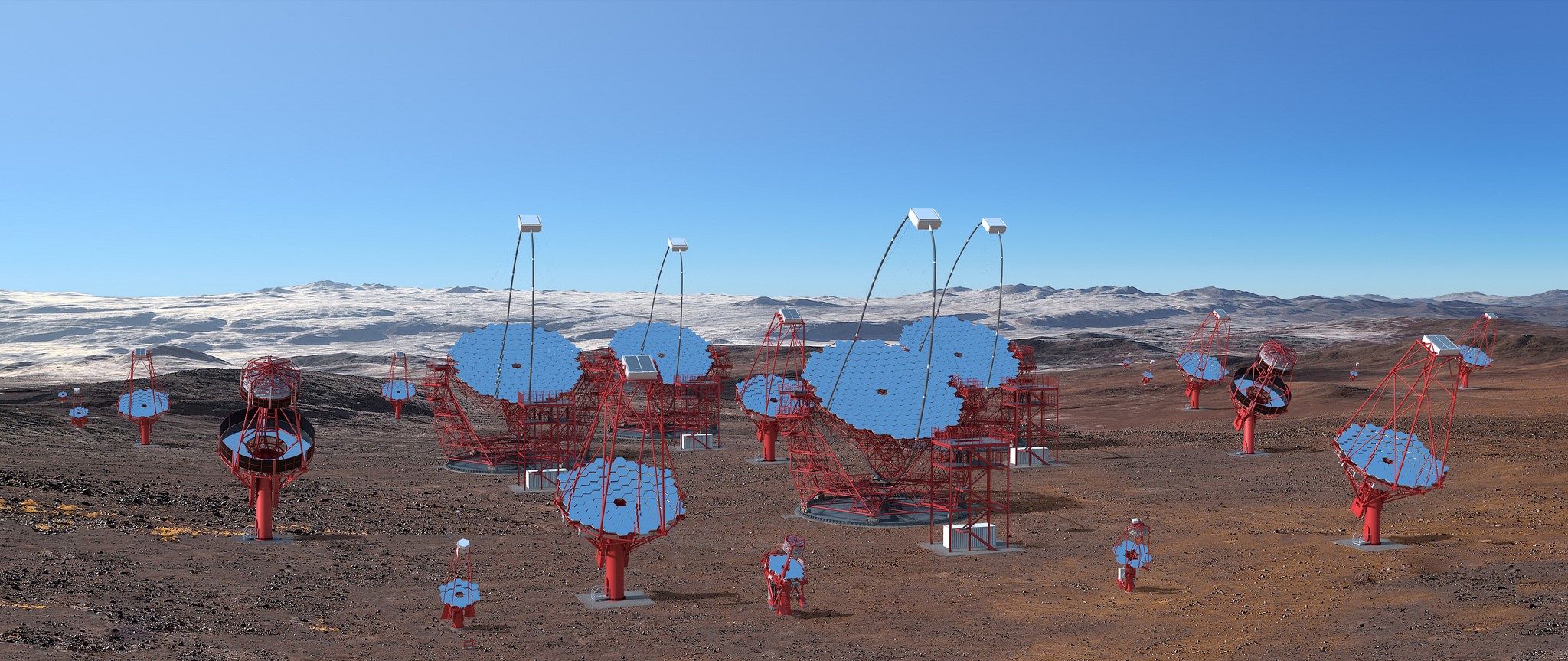 telescope array in the Atacama