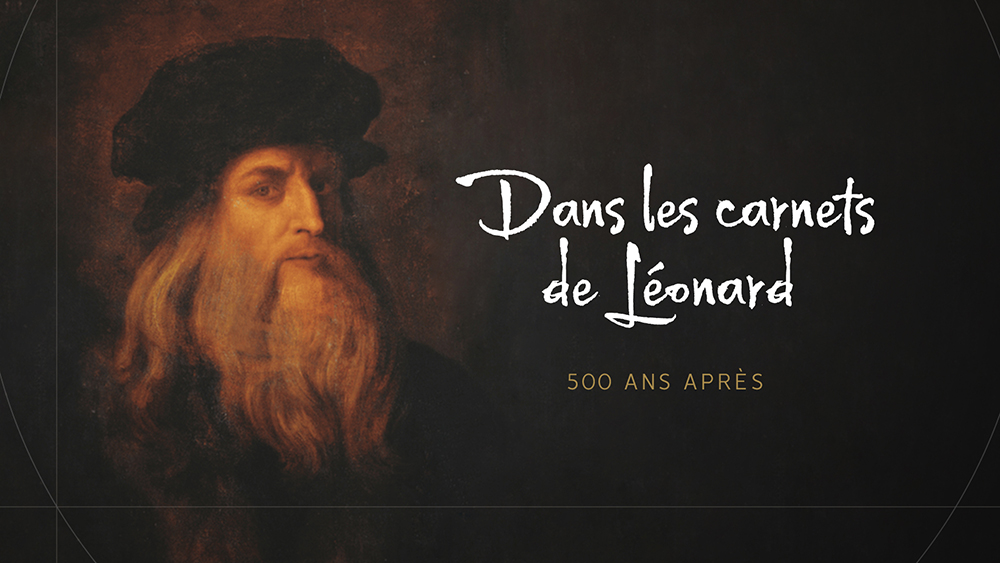 visuel de couverture du dossier : autoportrait de Léonard de Vinci et titre