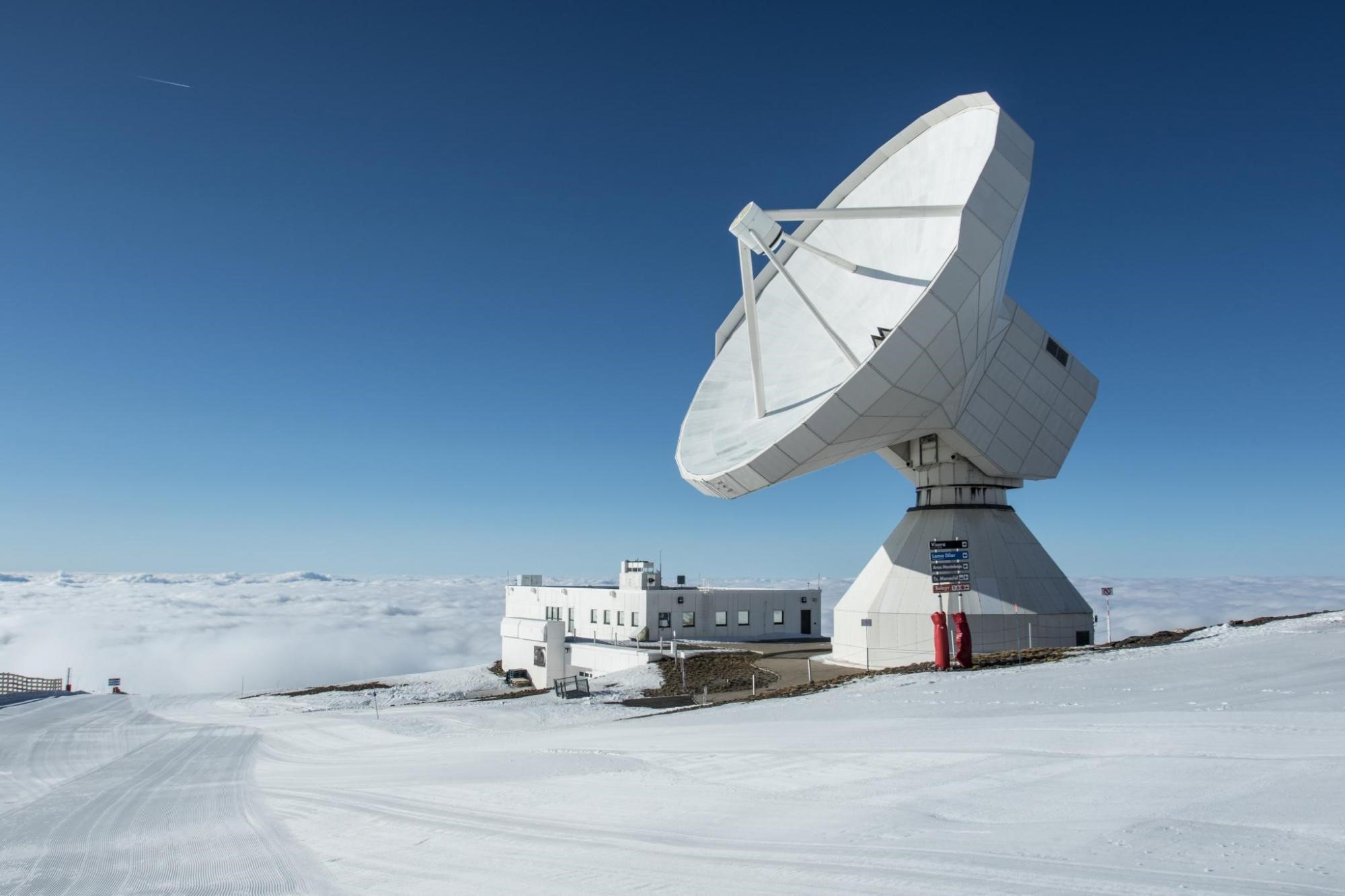 The IRAM 30-metre telescope, near Granada (southern Spain)