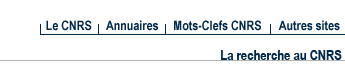 Partenariat et actions rgionales : Liens utiles CNRS