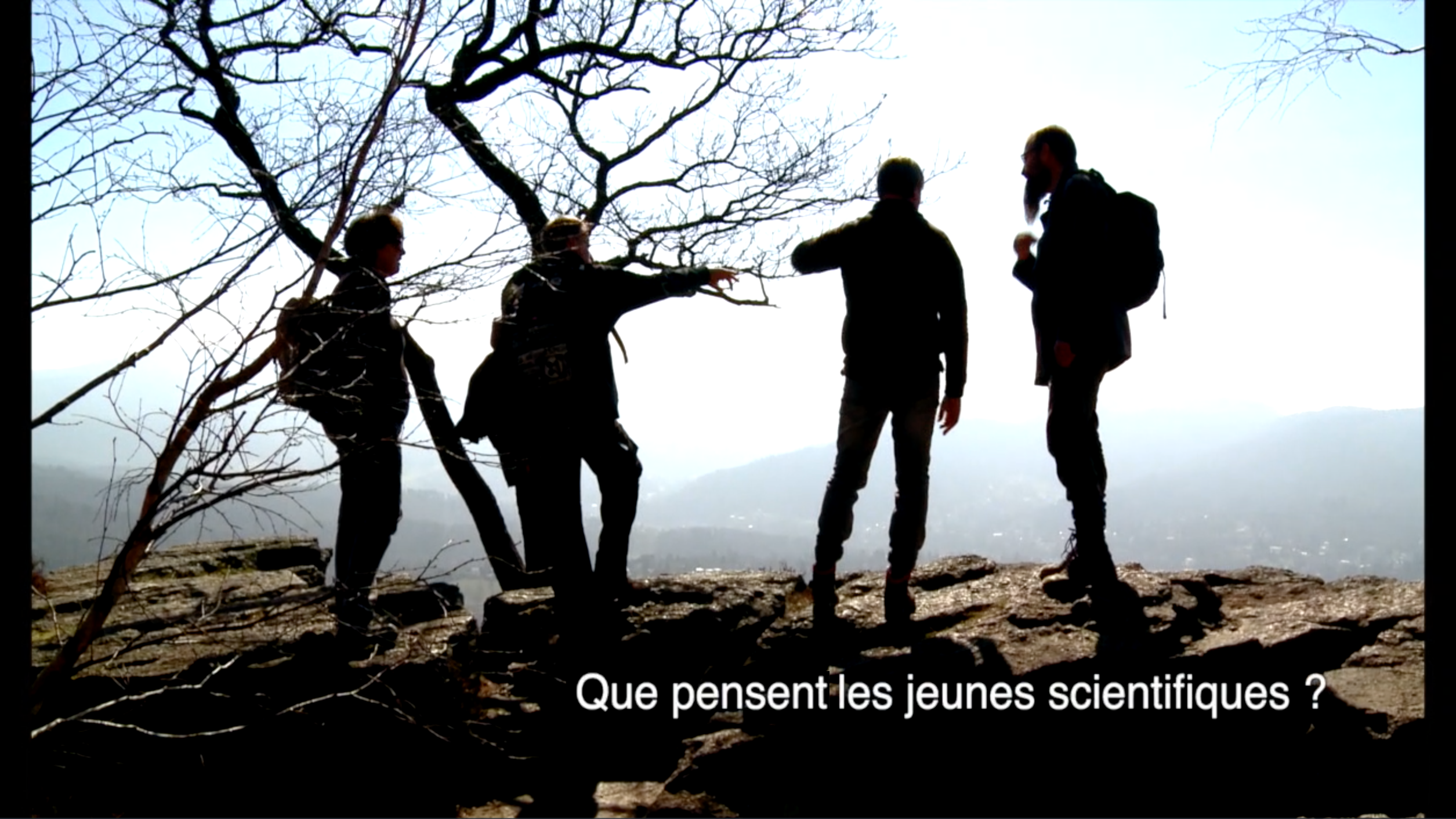 Extrait du documentaire de Cathy Blanc-Reibel donnant la parole aux jeunes scientifiques. © Cathy Blanc-Reibel