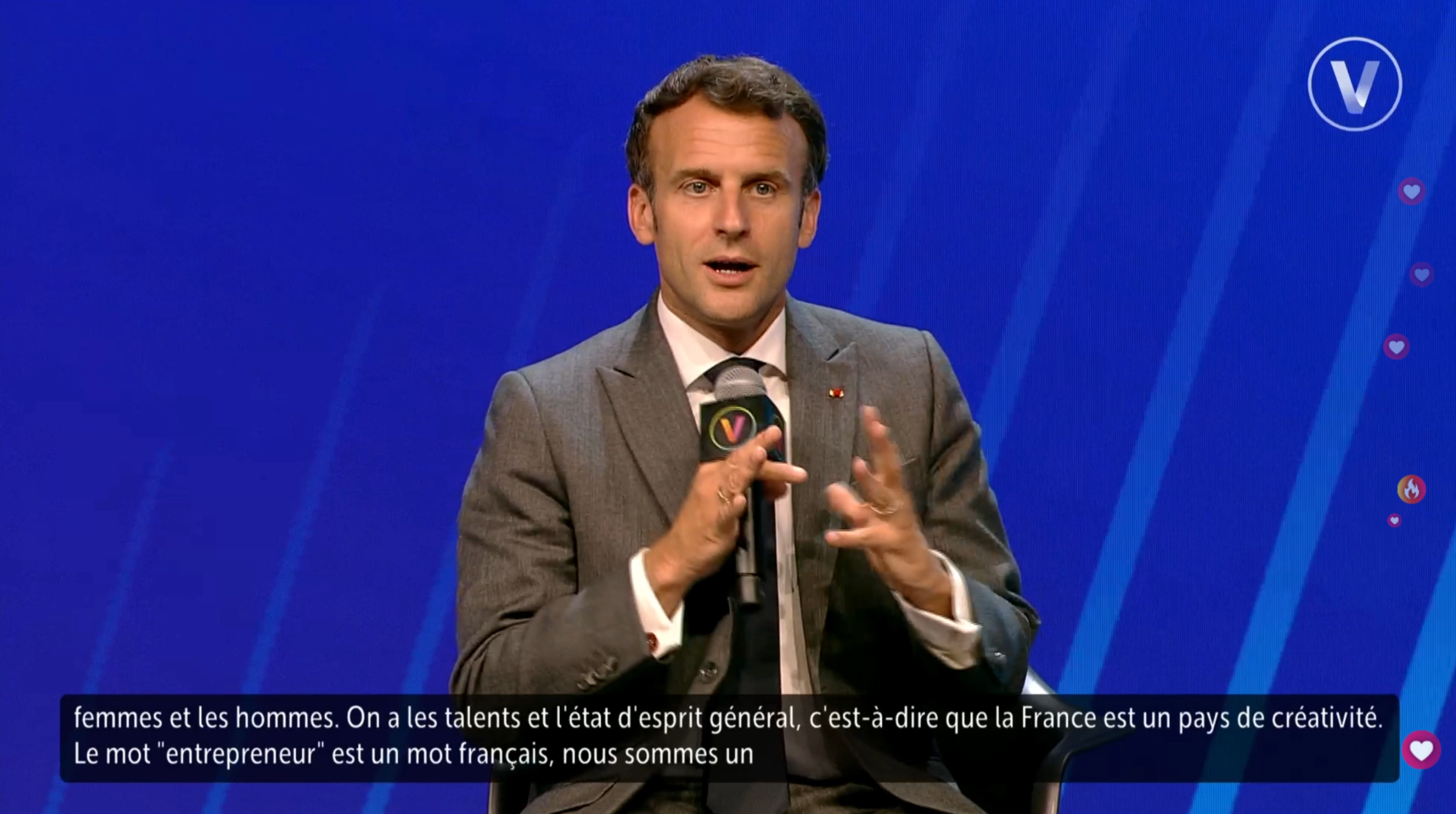 Emmanuel Macron à VivaTech