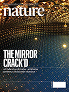 couverture de la revue Nature du 16 avril 2020