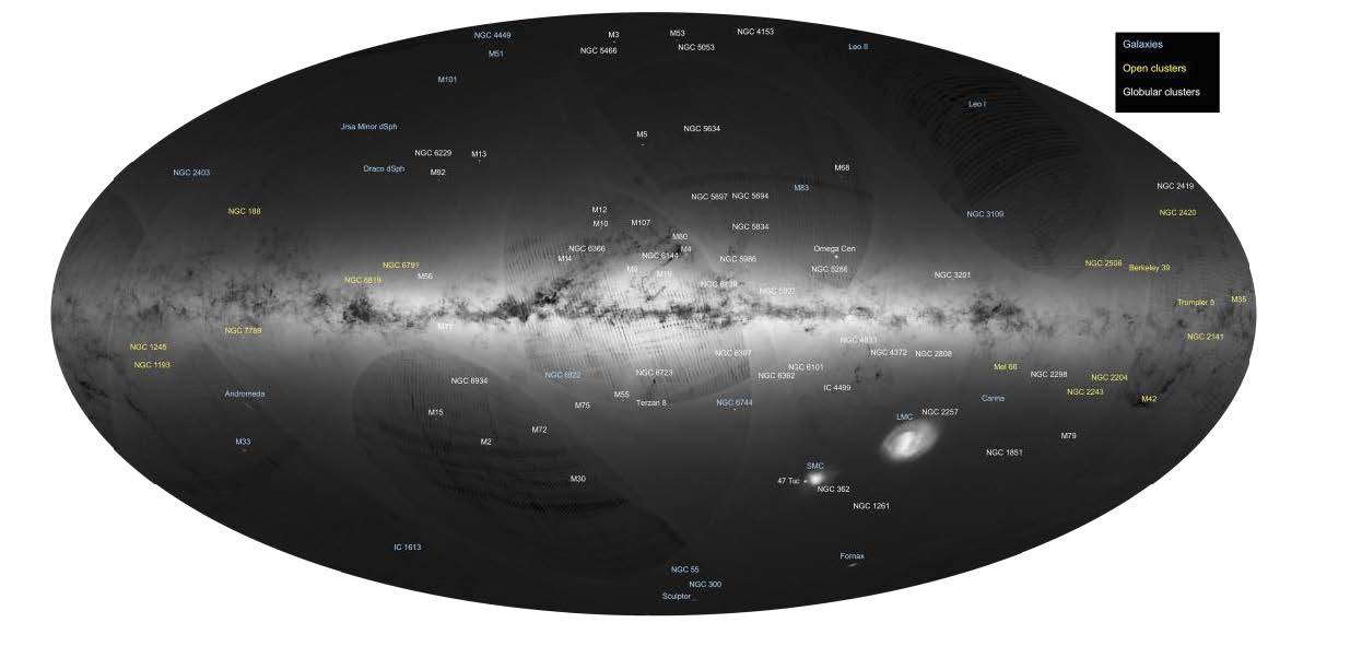 Les petits points blancs disséminés un peu partout sur la carte correspondent à des sources connues