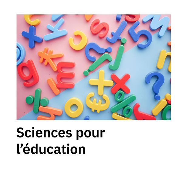 Sciences pour l'éducation