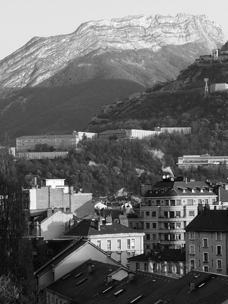 Vue de la Bastille de Grenoble
