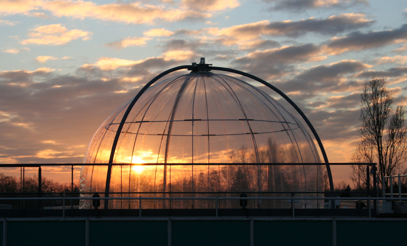 Hélios au coucher de soleil