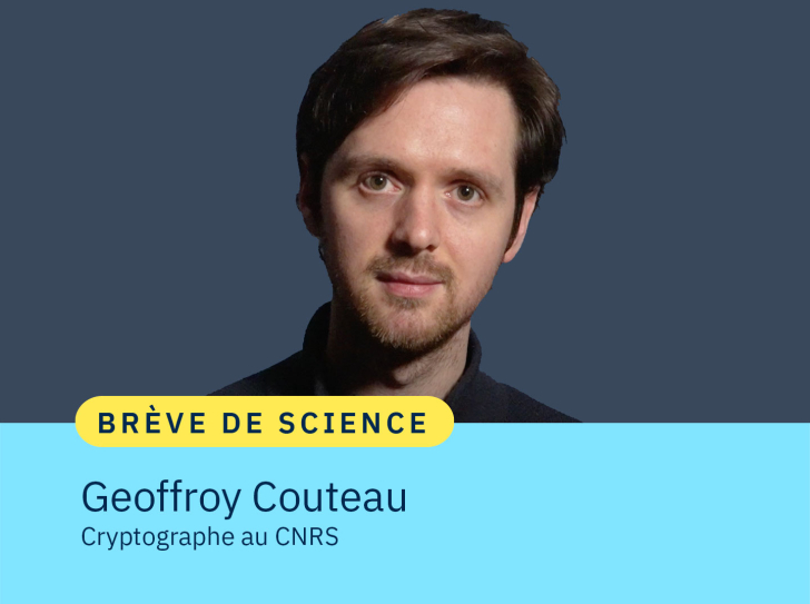 Portrait de Geoffroy Couteau, cryptographe au CNRS