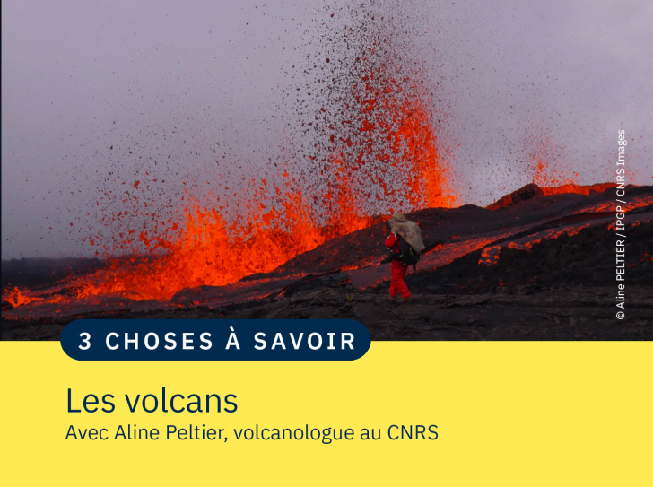 photographie d'un volcan