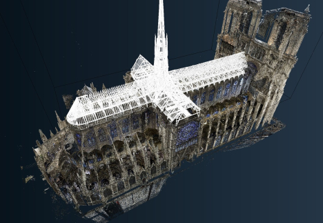La cathédrale de Notre-Dame en 3D