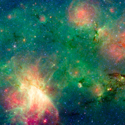 Un nuage de poussière s'échappe d'une explosion d'étoile, vu par un téléscope de la Nasa