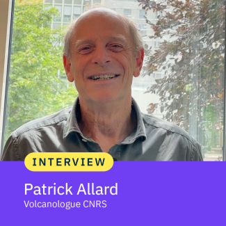 Patrick Allard, volcanologue au CNRS