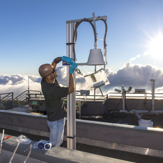 Installation d'un échantillonneur passif atmosphérique des espèces mercurielles gazeuses