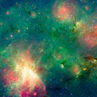 Un nuage de poussière s'échappe d'une explosion d'étoile, vu par un téléscope de la Nasa