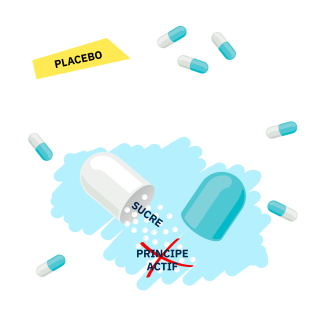 illustration d'une gélule placebo 