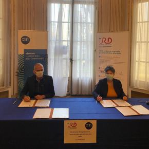 Signature de l'accord-cadre entre le CNRS et l'IRD